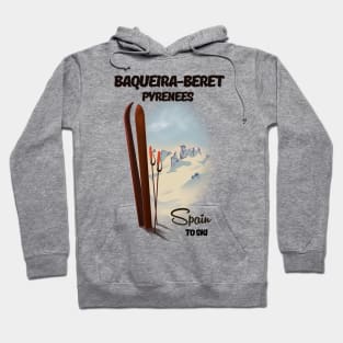 Baqueira-Beret Pyrenees Spain ski Hoodie